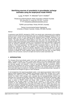 Identifying sources of uncertainty in groundwater recharge estimates using the biophysical model WAVES
