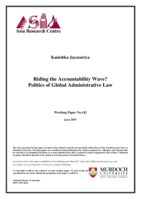 Riding the accountability wave?: Politics of global administrative law