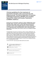 Clinician guidelines for the treatment of psychiatric disorders with nutraceuticals and phytoceuticals: The World Federation of Societies of Biological Psychiatry (WFSBP) and Canadian Network for Mood and Anxiety Treatments (CANMAT) Taskforce