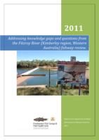 Addressing knowledge gaps and questions from the Fitzroy River (Kimberley region, Western Australia) fishway review. Report to the Department of Water, Government of Western Australia