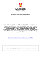 A variable sense of place as exemplified in an iconic urban reserve in Western Australia