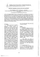 The effect of phosphite on meiosis and sexual reproduction