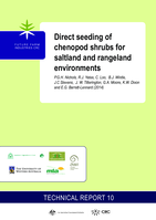 Direct seeding of chenopod shrubs for saltland and rangeland environments