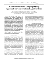 A multilevel natural language query approach conversational agent systems