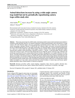 Animal detections increase by using a wide-angle camera trap model but not by periodically repositioning camera traps within study sites