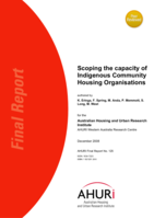 Scoping the capacity of Indigenous Community Housing Organisations