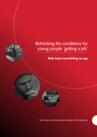 Rethinking the conditions for young people 'getting a job': Kids have something to say