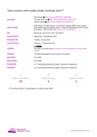 Does currency smirk predict foreign exchange return?