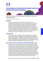 Interdisciplinary care to enhance mental health and social and emotional wellbeing