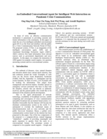 An embodied conversational agent for intelligent web interaction on pandemic crisis communication