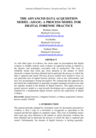 The advanced data acquisition model (ADAM): A process model for digital forensic practice