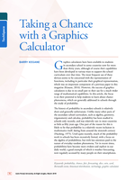 Taking a chance with a Graphics Calculator