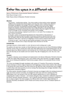 Enter the space in a different role