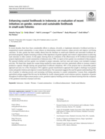 Enhancing coastal livelihoods in Indonesia: an evaluation of recent initiatives on gender, women and sustainable livelihoods in small-scale fisheries