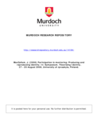 Participation in mentoring: Producing and reproducing identity