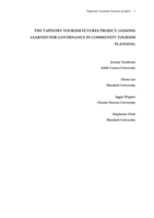 The Tapestry Tourism Futures Project: Lessons learned for governance in community tourism planning