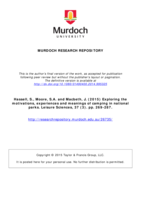 Exploring the motivations, experiences and meanings of camping in national parks