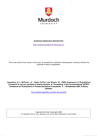 Suppression of Phytophthora  cinnamomi  by the root exudates of Acacia pulchella