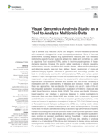 Visual genomics analysis studio as a tool to analyze multiomic data