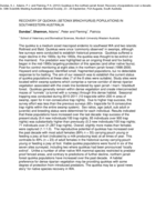 Quokkas in the northern jarrah forest: Recovery of populations over a decade