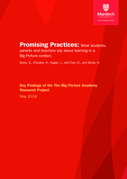 Promising practices: What students, parents and teachers say about learning in a Big Picture context