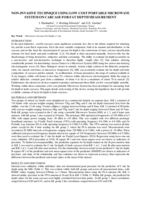 Non-invasive technique using low cost portable microwave system on carcase for fat depth measurement