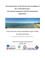 The characteristics of the fish and crab assemblages of the Leschenault Estuary. Inter-period comparisons and their management implications. South West Development Commission Report, December 2010