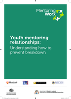 Youth mentoring relationships: Understanding how to prevent breakdown