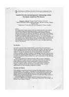 Genetic diversity and phylogenetic relationships within Eucalyptus marginata (Myrtaceae)