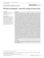 TRY plant trait database – enhanced coverage and open access