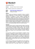 A Bayesian interlude with an expertise touch