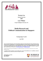 Media research and political communication in Singapore