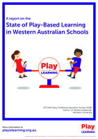A report on the State of Play-Based Learning in Western Australian Schools