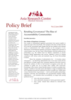 Retailing Governance? The Rise of Accountability Communities