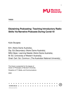 Edutaining Podcasting: Teaching Introductory Radio Skills Via Narrative Podcasts During Covid-19