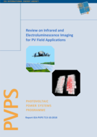 Review on infrared and electroluminescence imaging for PV field applications : International Energy Agency Photovoltaic Power Systems Programme 