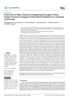 From one to many natures: Integrating divergent urban nature visions to support Nature-Based solutions in Australia and Europe