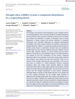 Drought then wildfire reveals a compound disturbance in a resprouting forest