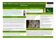 Offline Mobile Learning: A Proposal to Promote Literacy in Pakistani Rural Areas