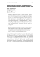 Aboriginal perspectives matter: Yarning and reflecting about teaching literacies with multimodal Aboriginal texts