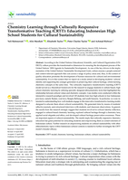 Chemistry Learning through Culturally Responsive Transformative Teaching (CRTT): Educating Indonesian High School Students for Cultural Sustainability