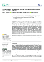 Differences in Recreational Fishers’ Motivations for Utilising Two Estuarine Fisheries