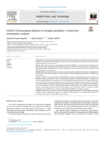COVID-19 Government policies in Portugal and Brazil: A three-year retrospective analysis