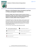 Reasons to be skeptical about sentience and pain in fishes and aquatic invertebrates
