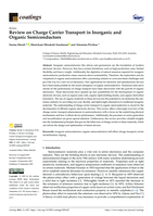 Review on charge carrier transport in inorganic and organic semiconductors