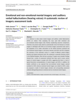 Emotional and non‐emotional mental imagery and auditory verbal hallucinations (hearing voices): A systematic review of imagery assessment tools