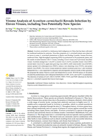 Virome Analysis of Aconitum carmichaelii Reveals Infection by Eleven Viruses, including Two Potentially New Species