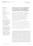 Exposure of marine megafauna to cumulative anthropogenic threats in north-west Australia