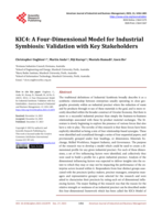 KIC4: A Four-Dimensional Model for Industrial Symbiosis: Validation with Key Stakeholders