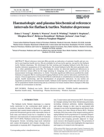 Haematologic and plasma biochemical reference intervals for flatback turtles Natator depressus